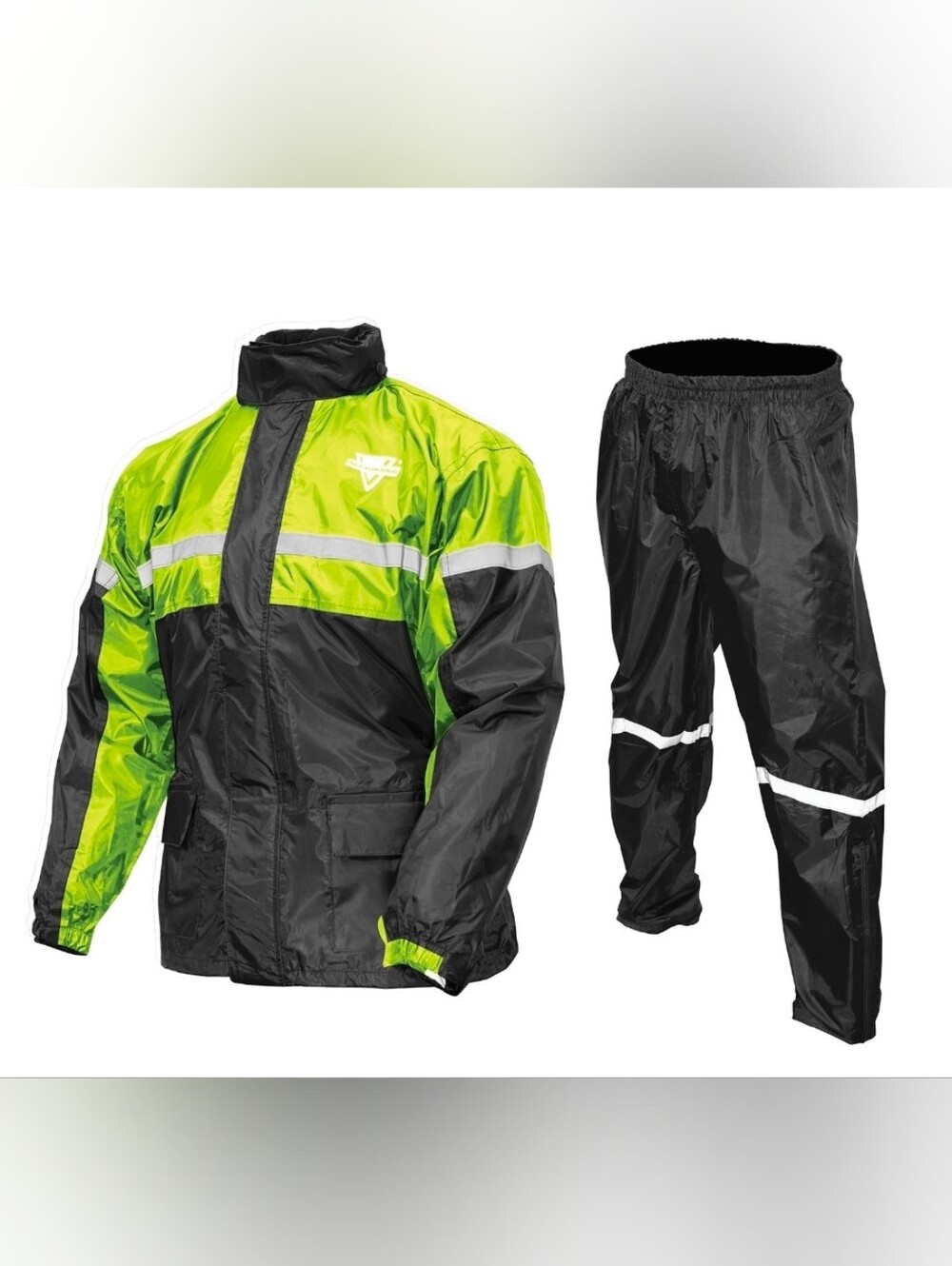 Nelson-Rigg Stormrider Rain Suit Black/High Visibility Yellow SR-6000-HVY-02-MD